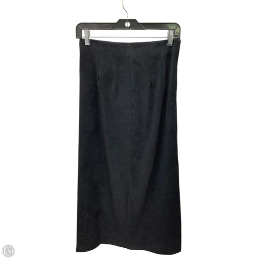 Skirt Maxi By Briggs In Black, Size: 4