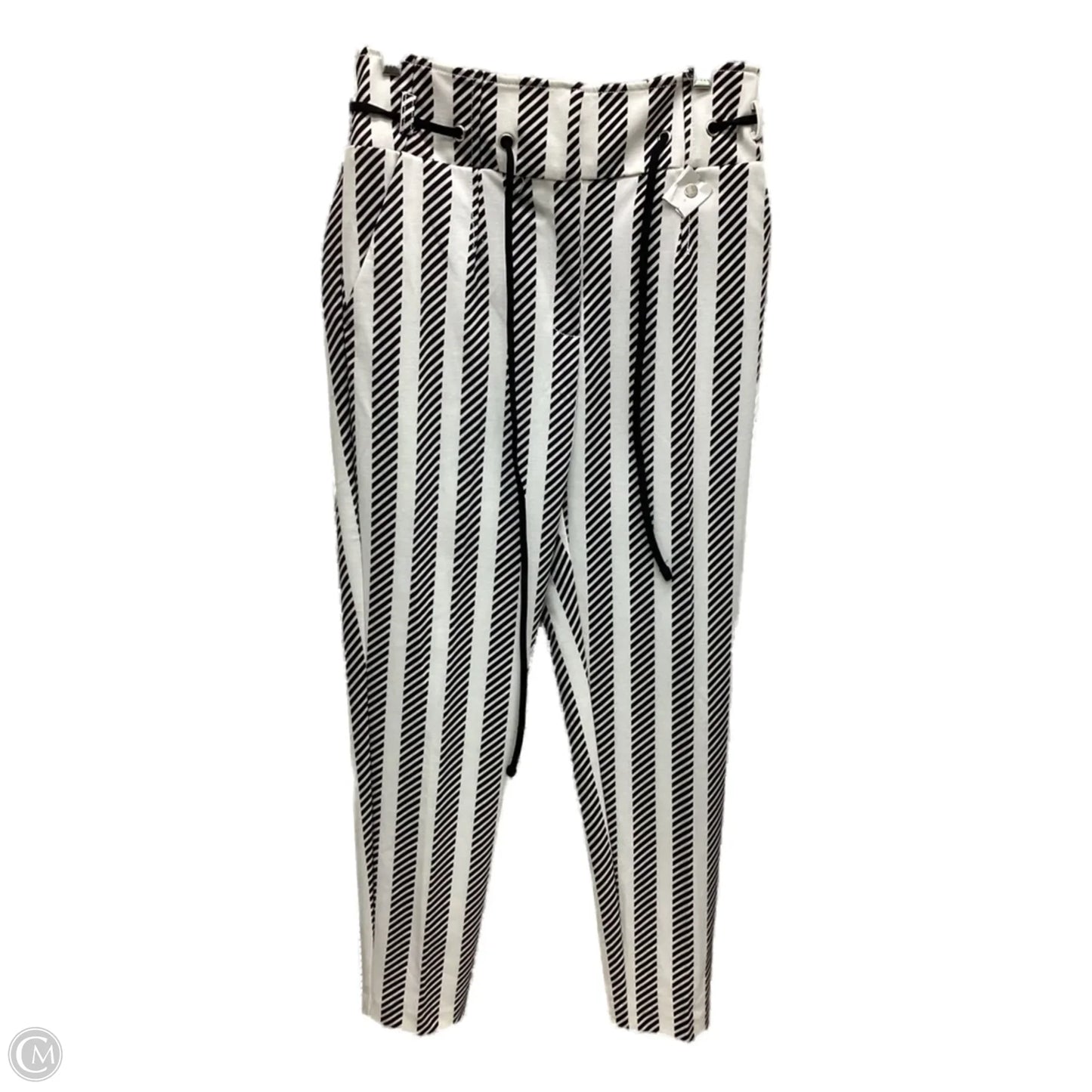 Pants Cropped By New York And Co In Black & White, Size: Xs