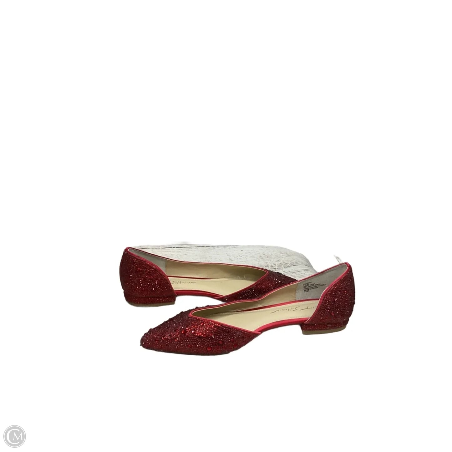 Shoes Flats By Betsey Johnson In Red, Size: 7.5