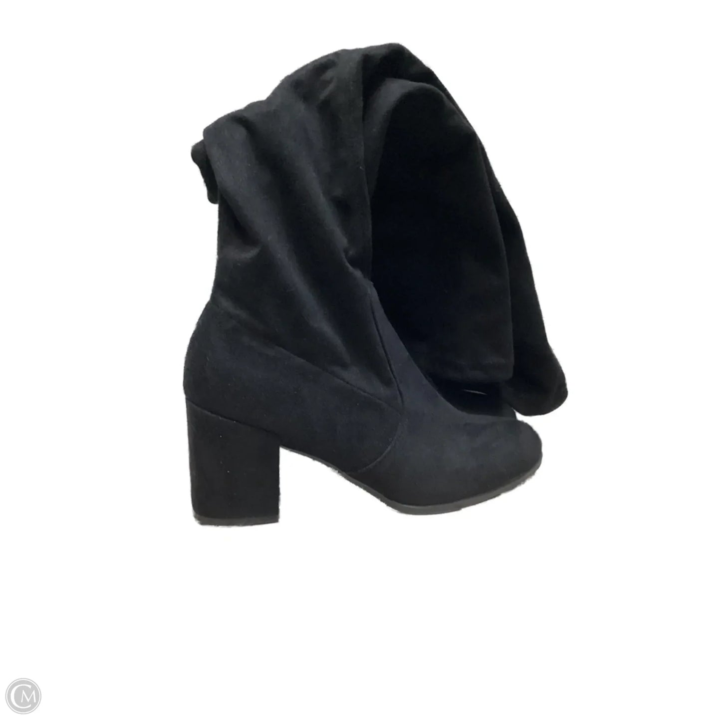 Boots Knee Heels By Unisa In Black, Size: 9