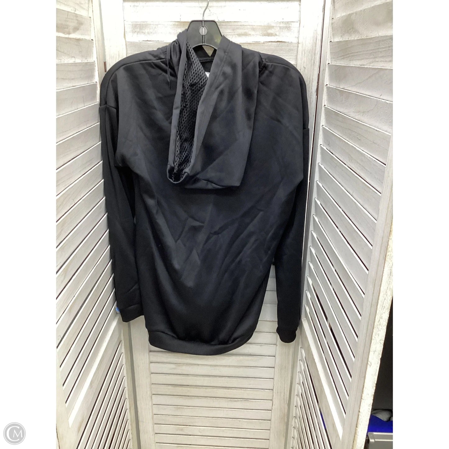 Sweatshirt Hoodie By Adidas In Black, Size: S
