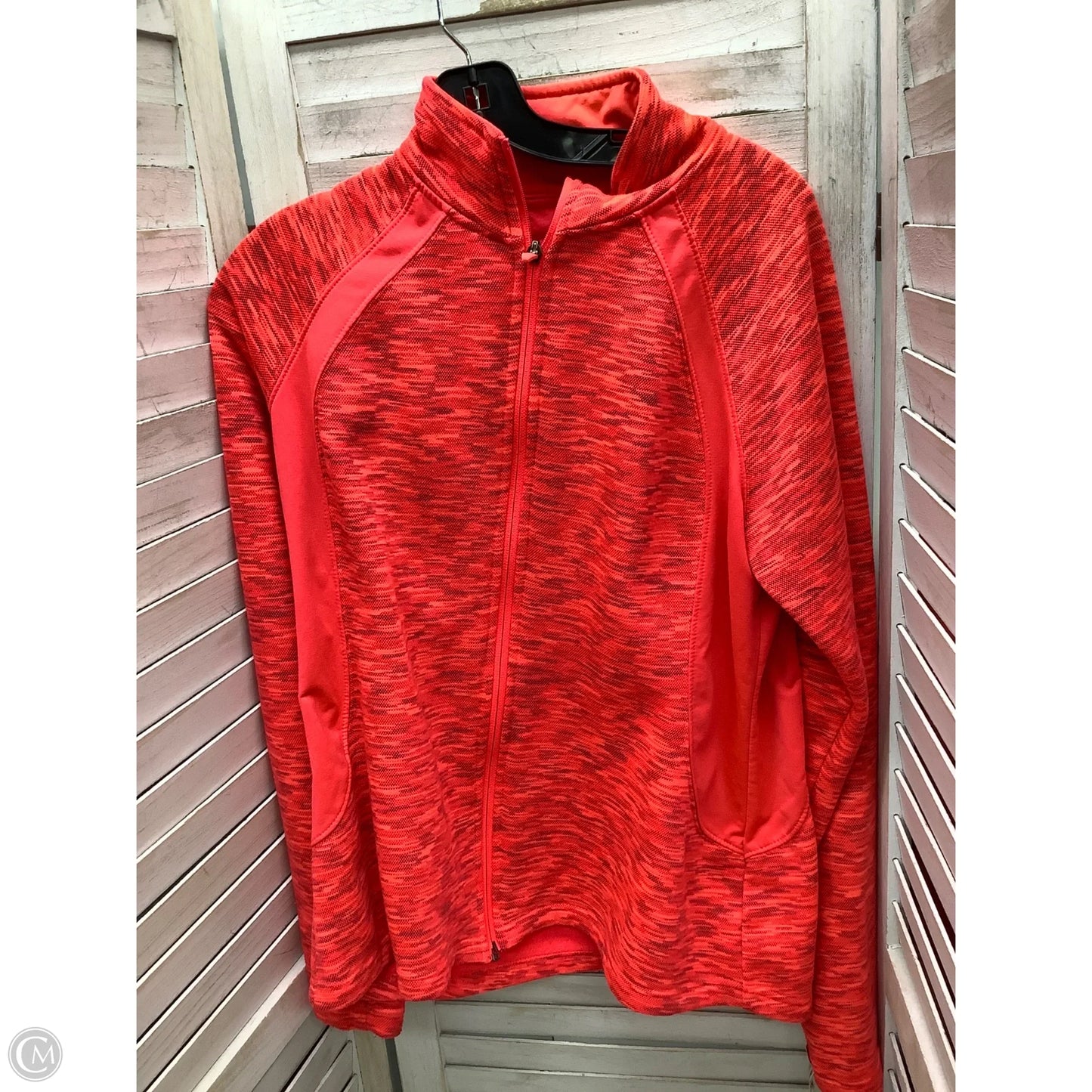 Athletic Jacket By Tek Gear In Neon, Size: Xl