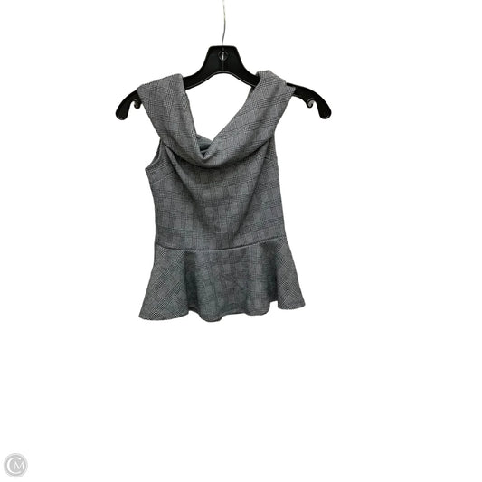 Top Sleeveless By Charlotte Russe In Black & White, Size: Xs