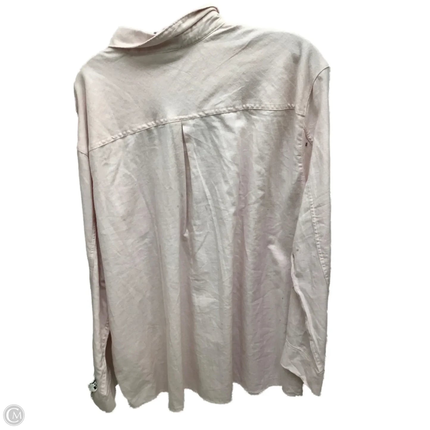 Top Long Sleeve By Eddie Bauer In Plaid Pattern, Size: 2x
