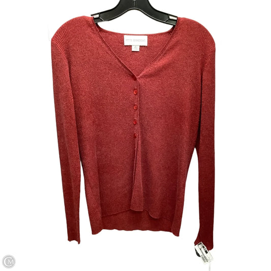 Cardigan By Petite Sophisticate In Red, Size: S