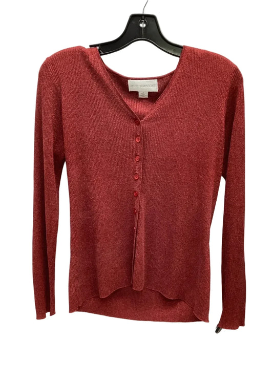 Cardigan By Petite Sophisticate In Red, Size: S