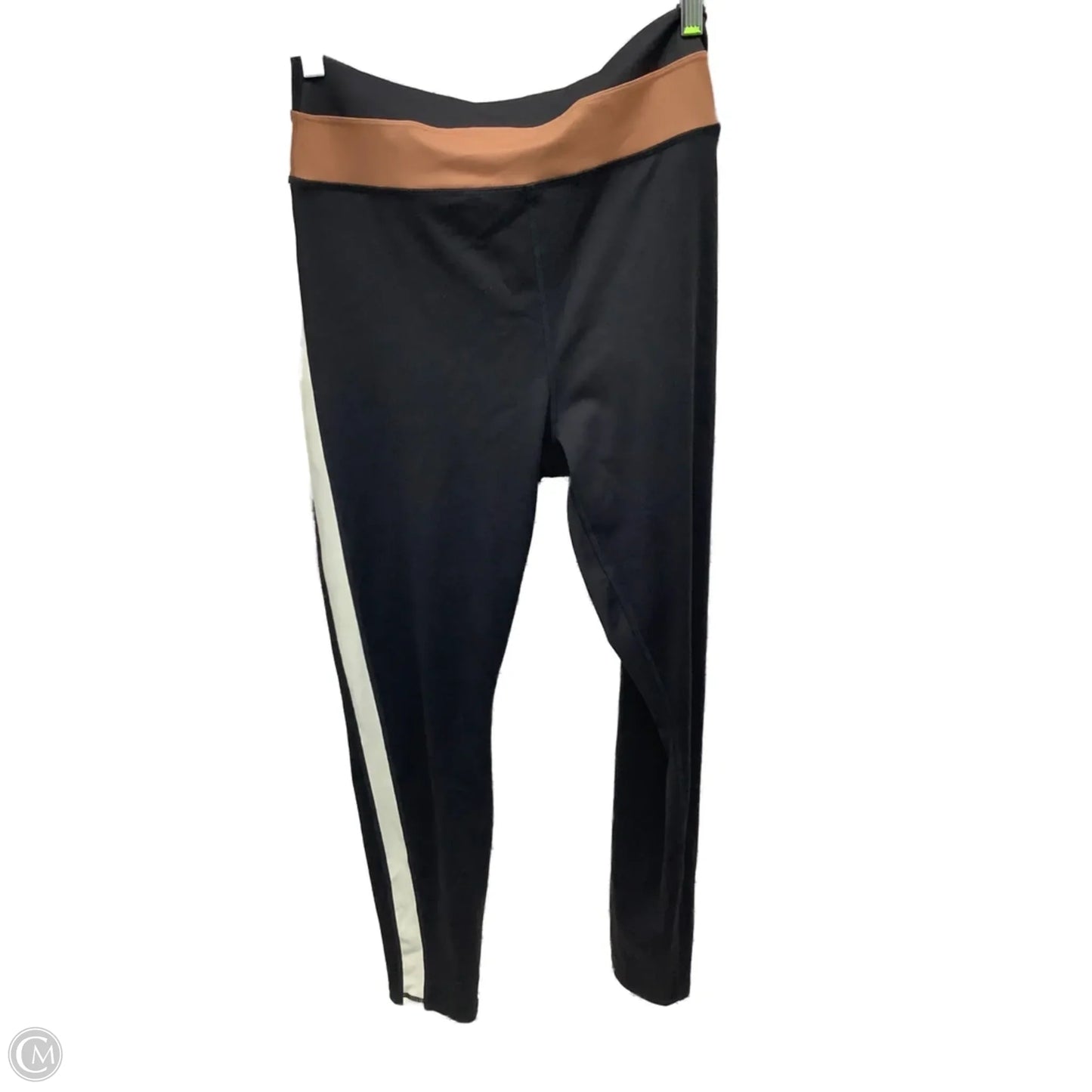 Athletic Leggings By Z Supply In Black & Brown, Size: Xl