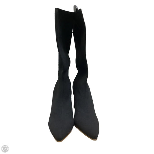 Boots Ankle Heels By Shein In Black, Size: 8