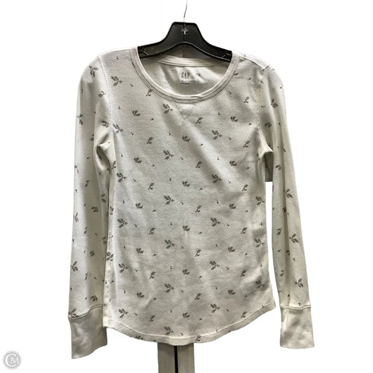 Top Long Sleeve By Gap In Floral Print, Size: S