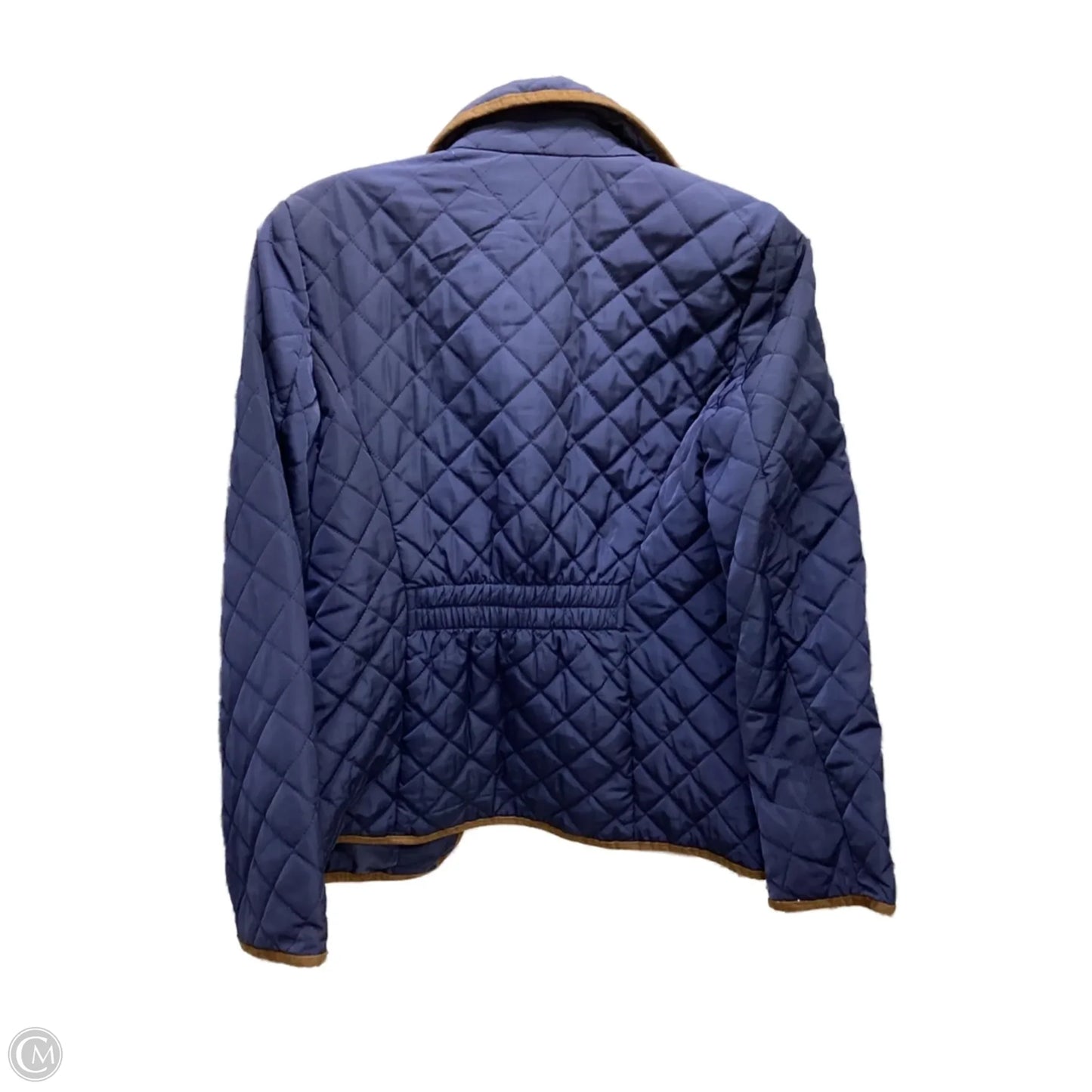 Jacket Puffer & Quilted By Talbots In Blue, Size: S