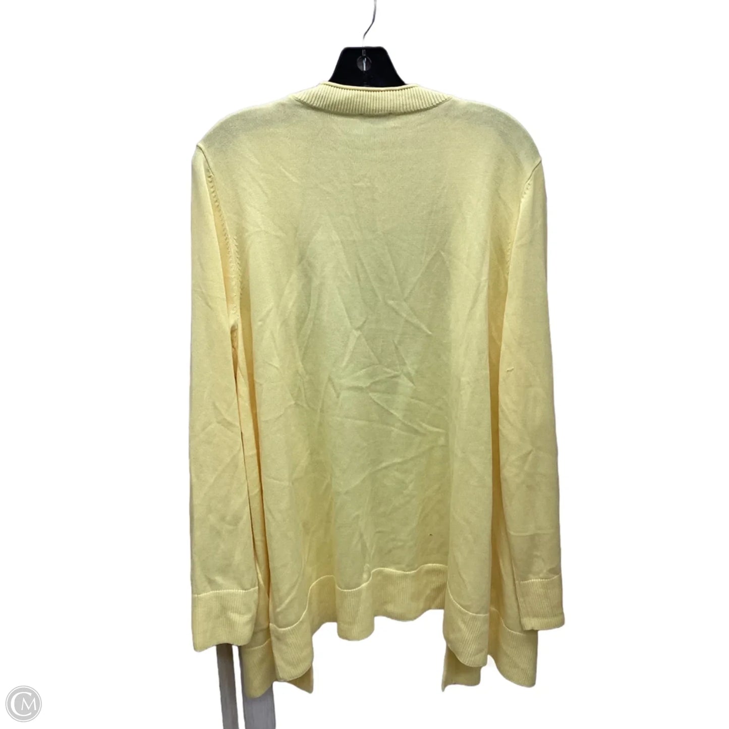 Cardigan By Talbots In Yellow, Size: 1x