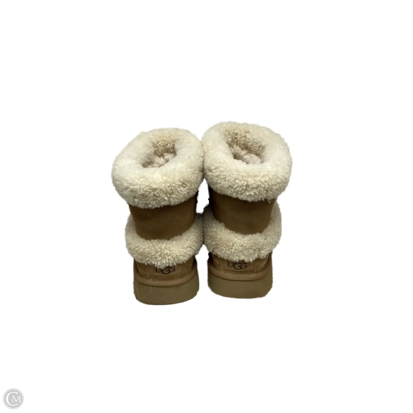 Boots Designer By Ugg In Brown, Size: 9