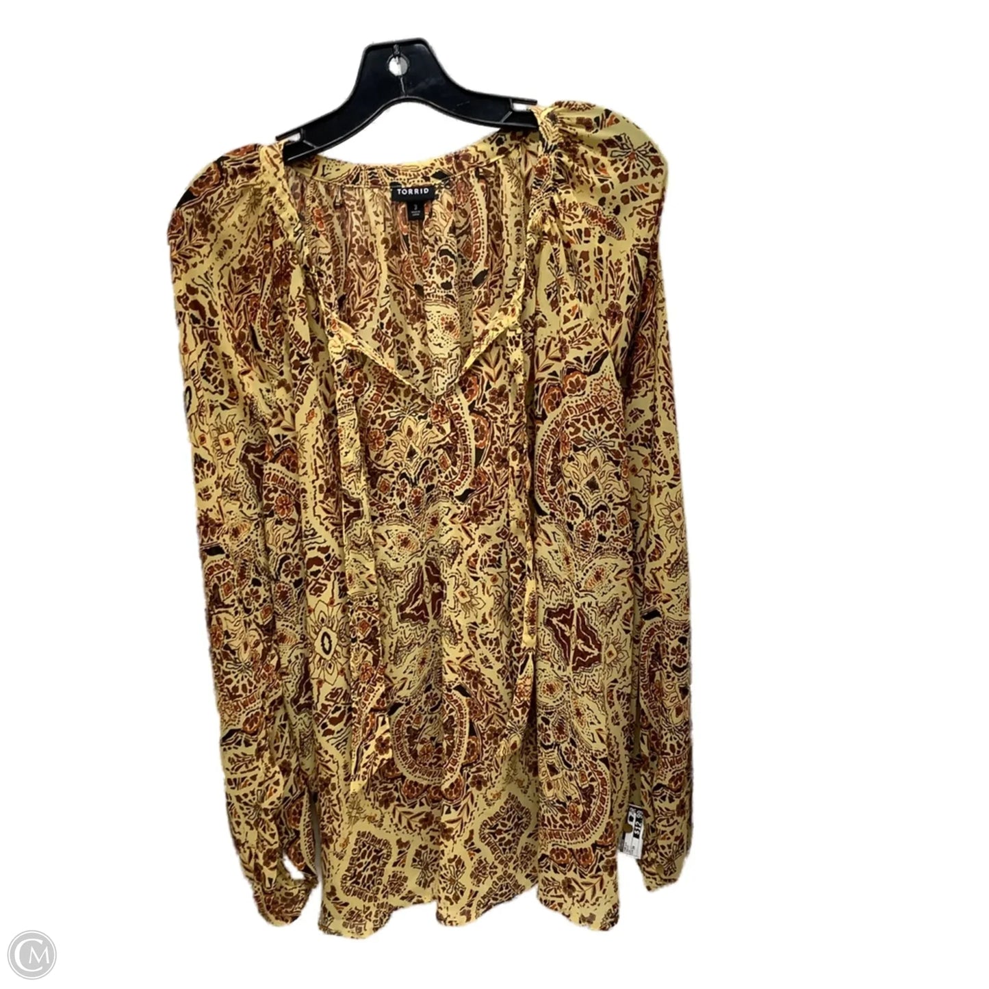 Top Long Sleeve By Torrid In Multi-colored, Size: 3x