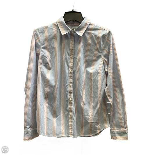 Top Long Sleeve By L.l. Bean In Striped Pattern, Size: S