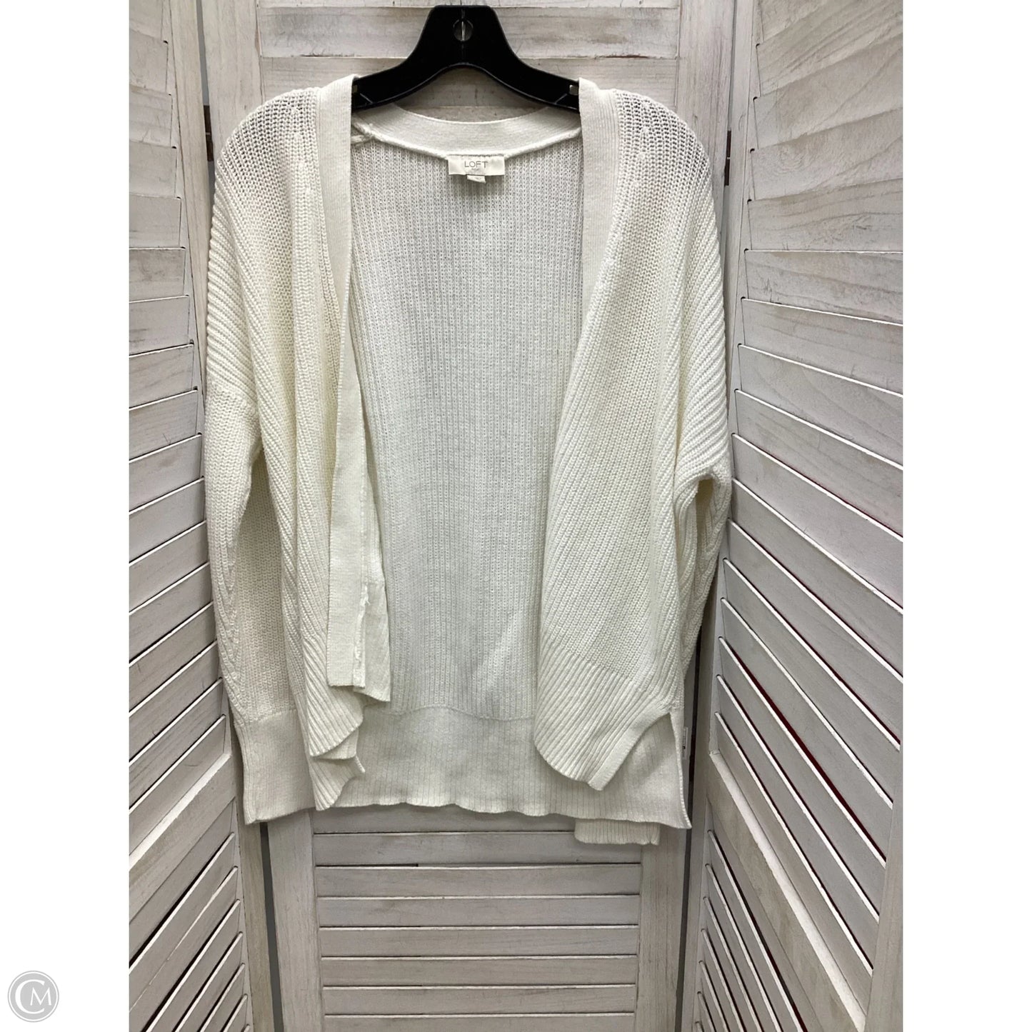 Cardigan By Loft In White, Size: L