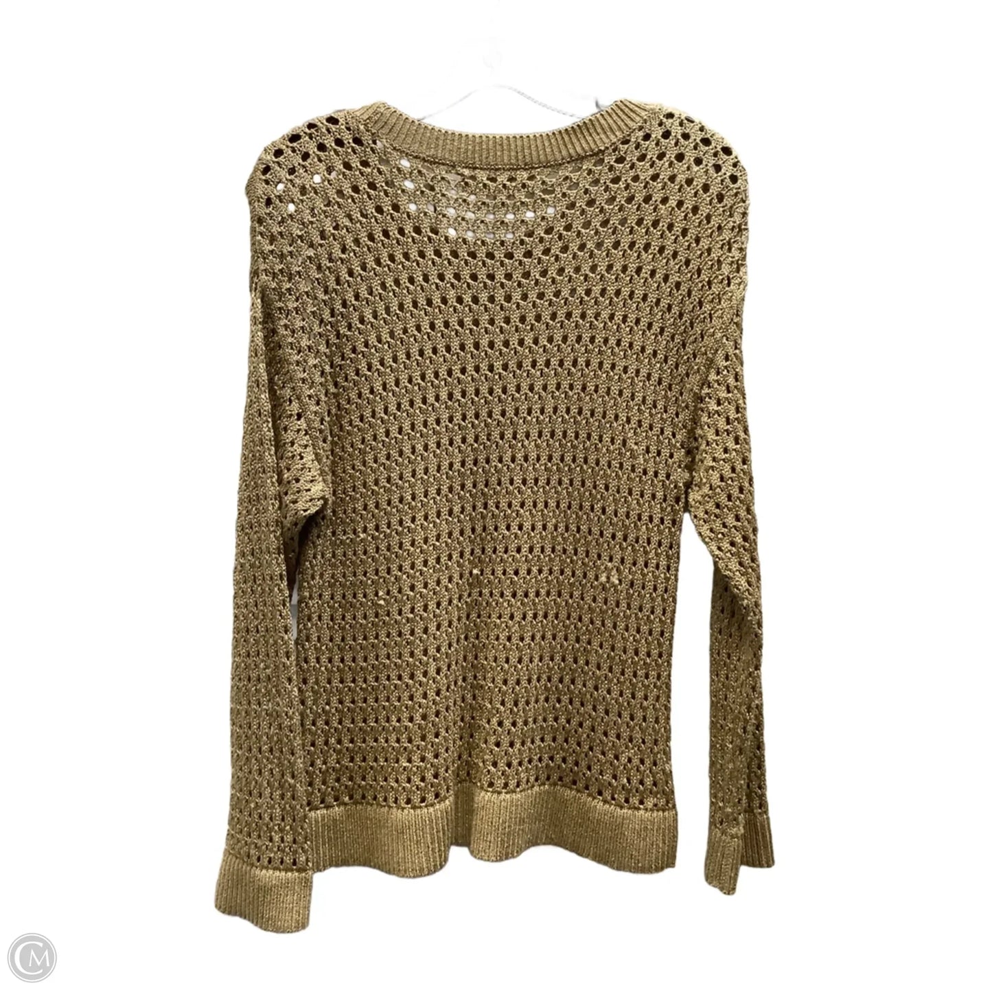 Top Long Sleeve By Loft In Brown, Size: S