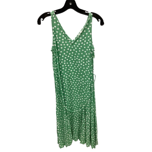 Dress Casual Midi By Loft In Polkadot Pattern, Size: Xs