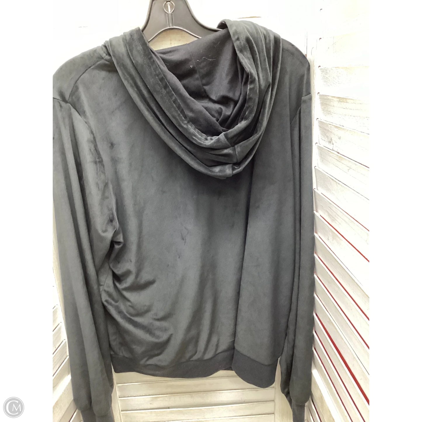 Jacket Faux Fur & Sherpa By Clothes Mentor In Black, Size: 2x