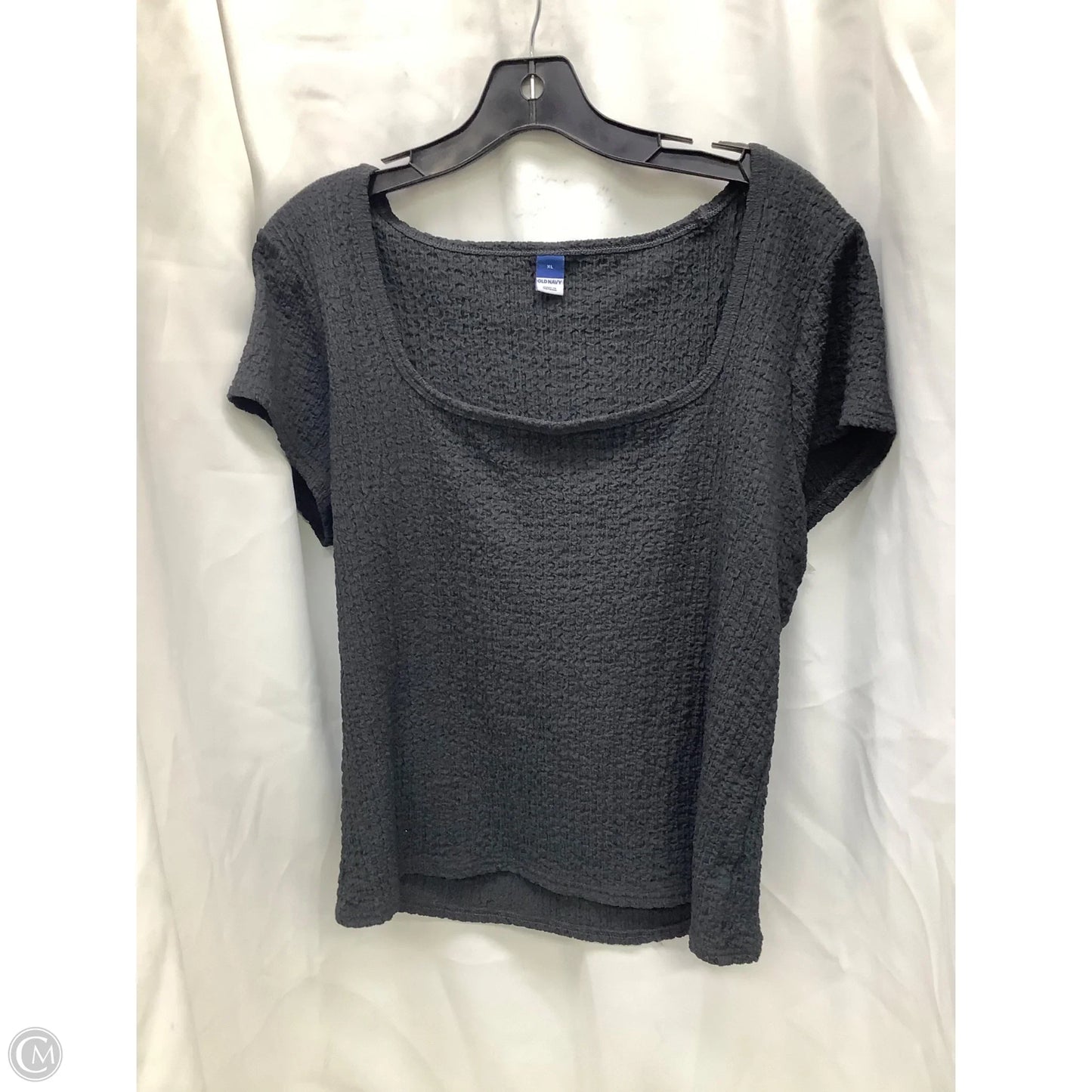 Top Short Sleeve By Old Navy In Grey, Size: Xl