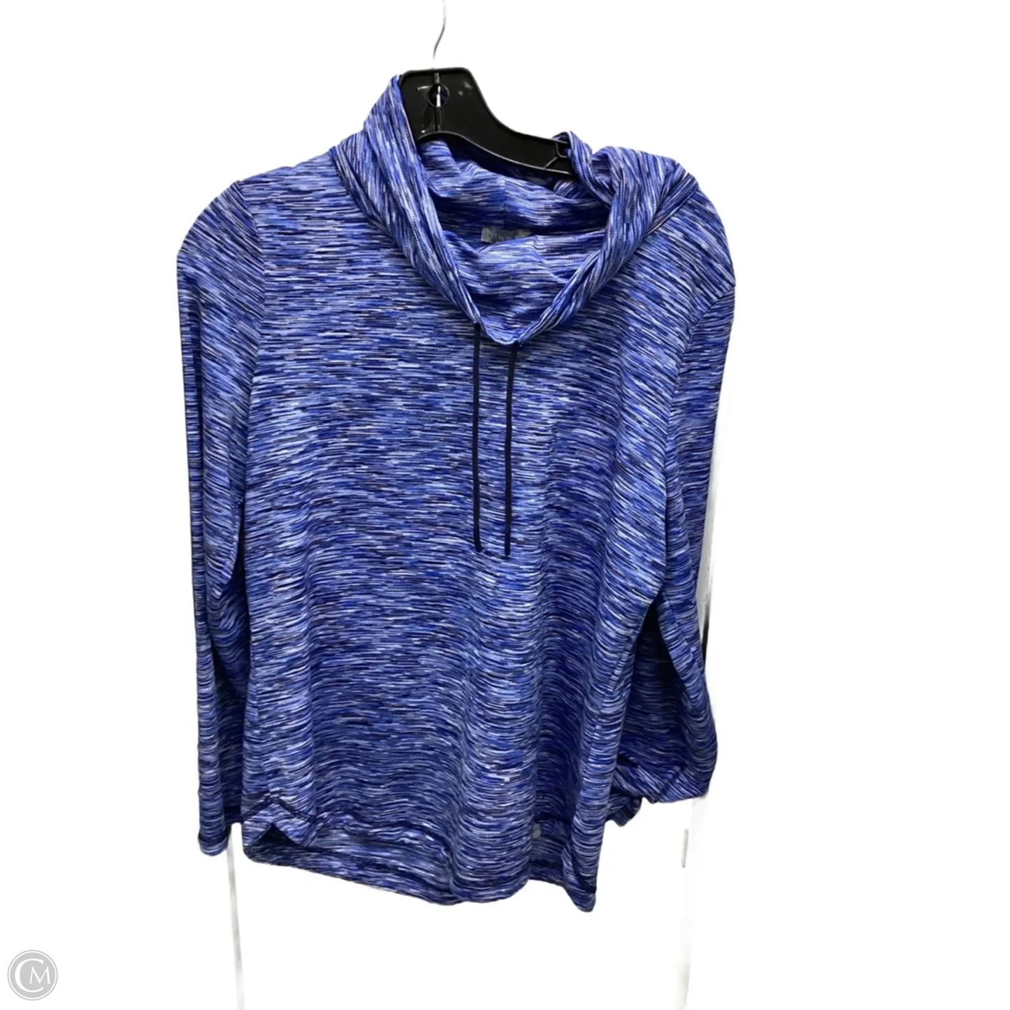 Sweatshirt Collar By Talbots In Blue, Size: Mp