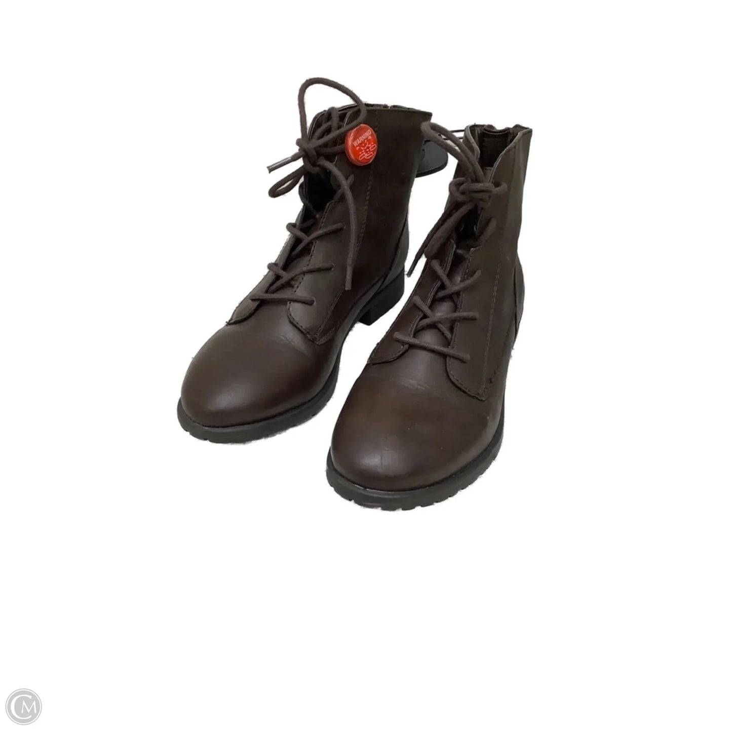 Boots Combat By Style And Company In Brown, Size: 7.5