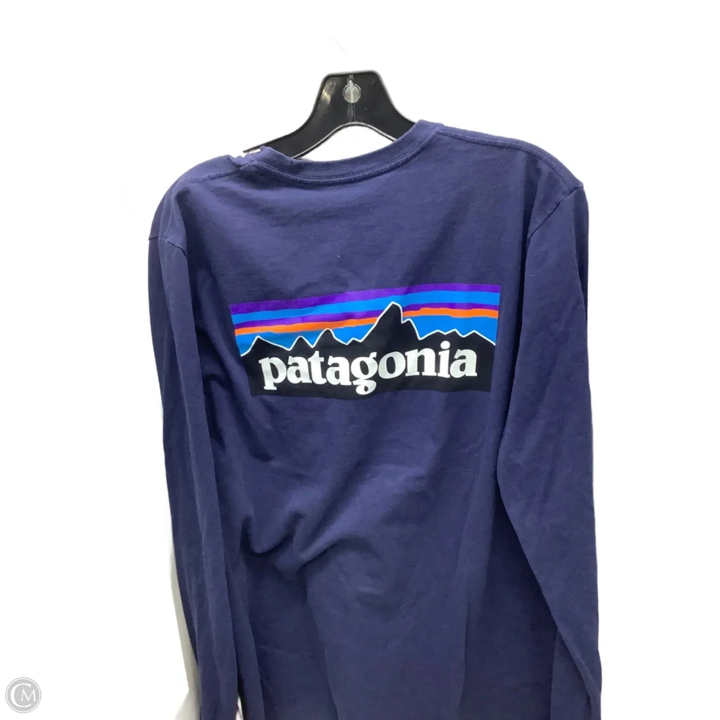 Top Long Sleeve Basic By Patagonia In Navy, Size: M