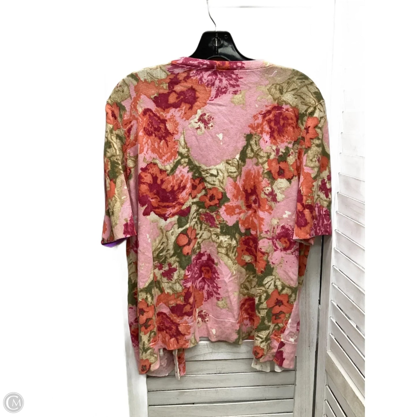 Cardigan By Talbots In Pink, Size: 2x