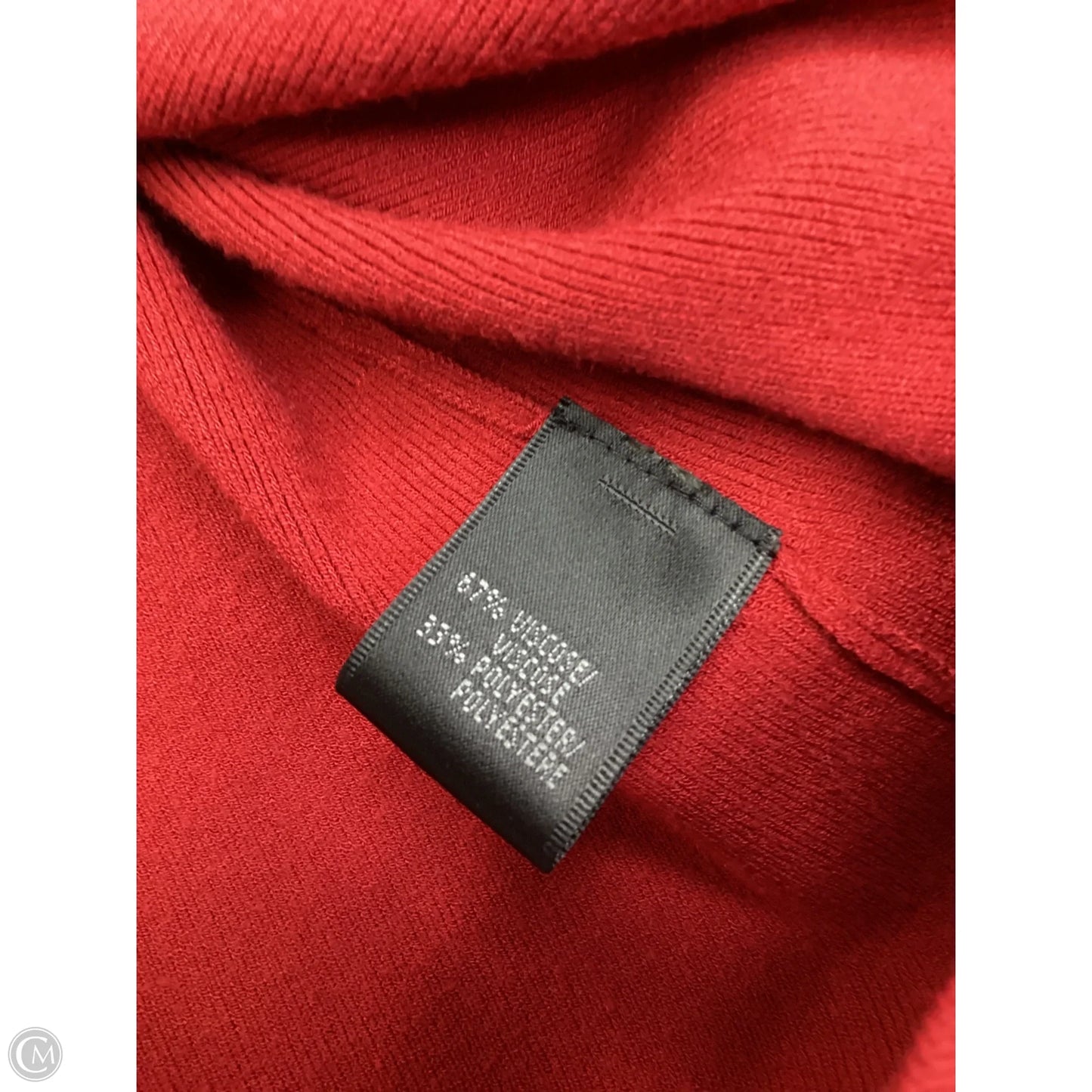 Top Long Sleeve By Lafayette 148 In Red, Size: 2x