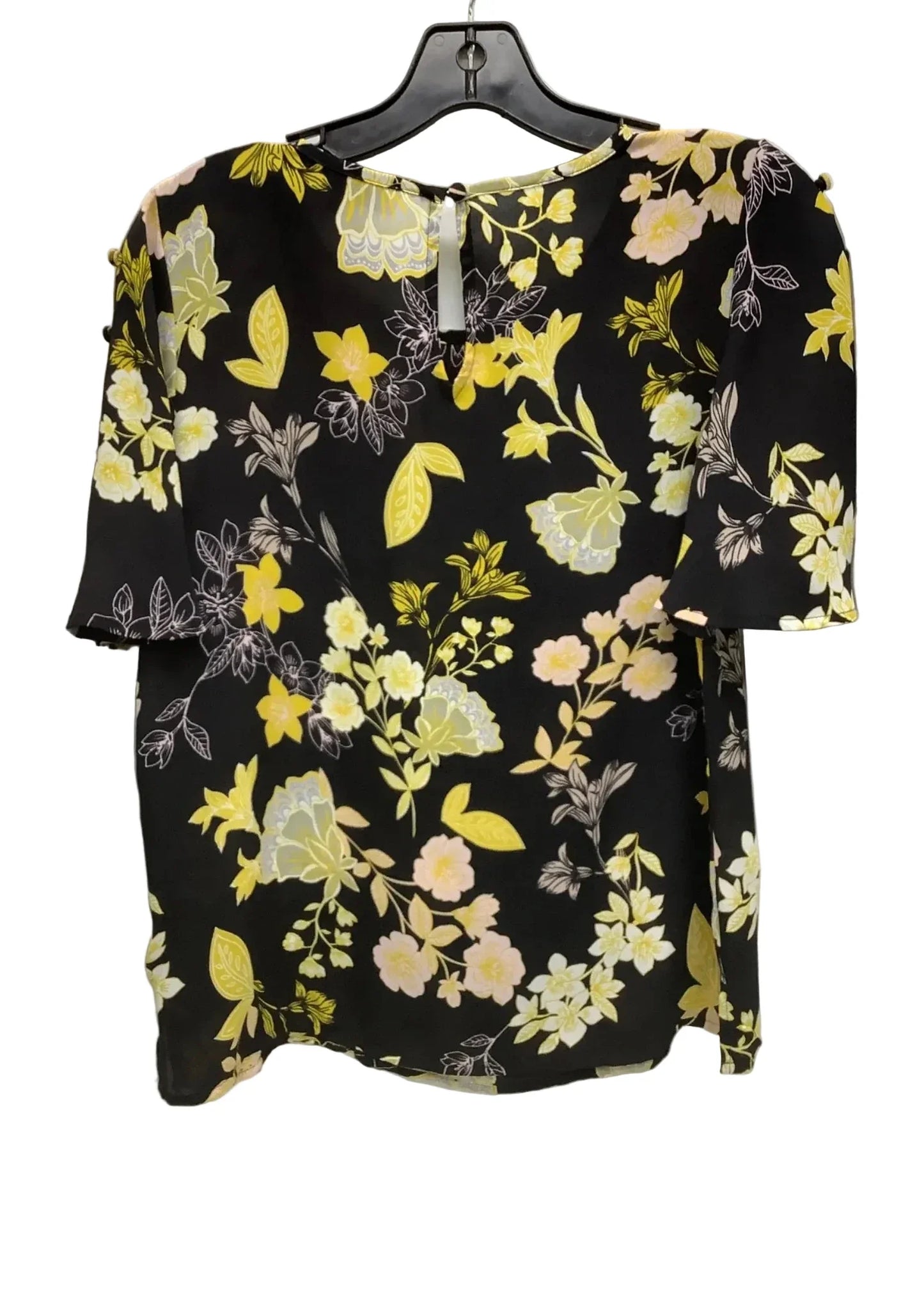 Top SS By Loft In Floral Print, Size: XS