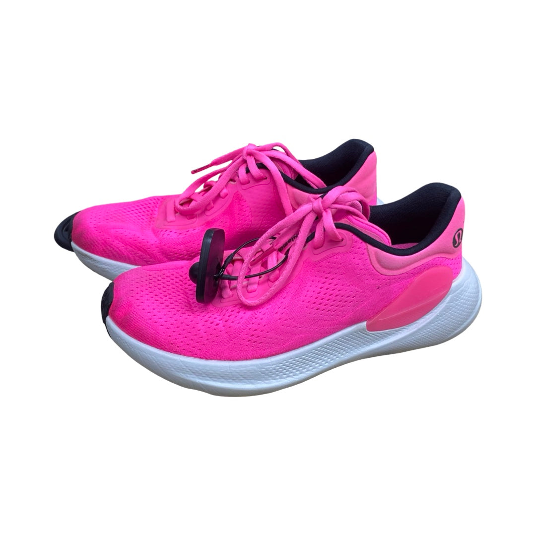 Shoes Athletic By Lululemon In Pink & White, Size:7