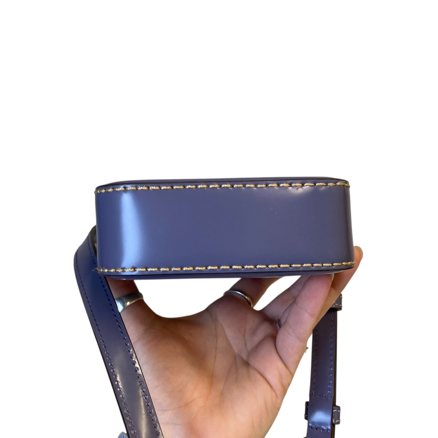 Crossbody Designer By Tory Burch In Purple, Size:Small