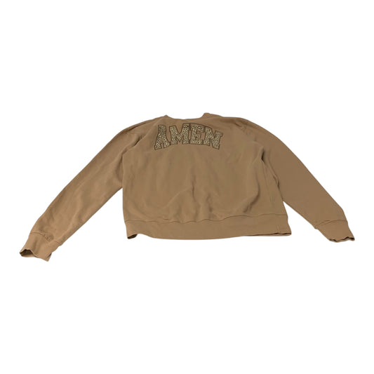 Sweatshirt Crewneck By Independent Trading Company In Tan, Size: Xl