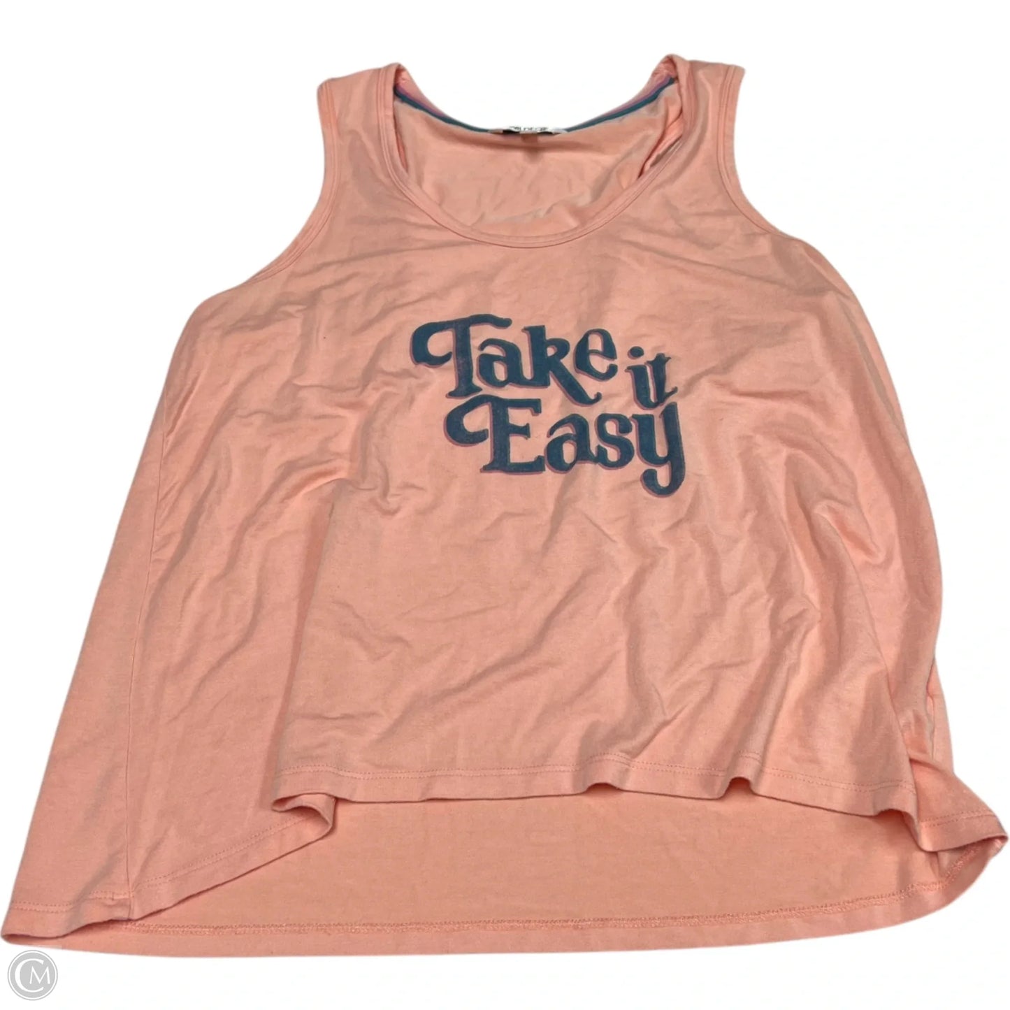 Top Sleeveless Basic By Wildfox In Peach, Size: M