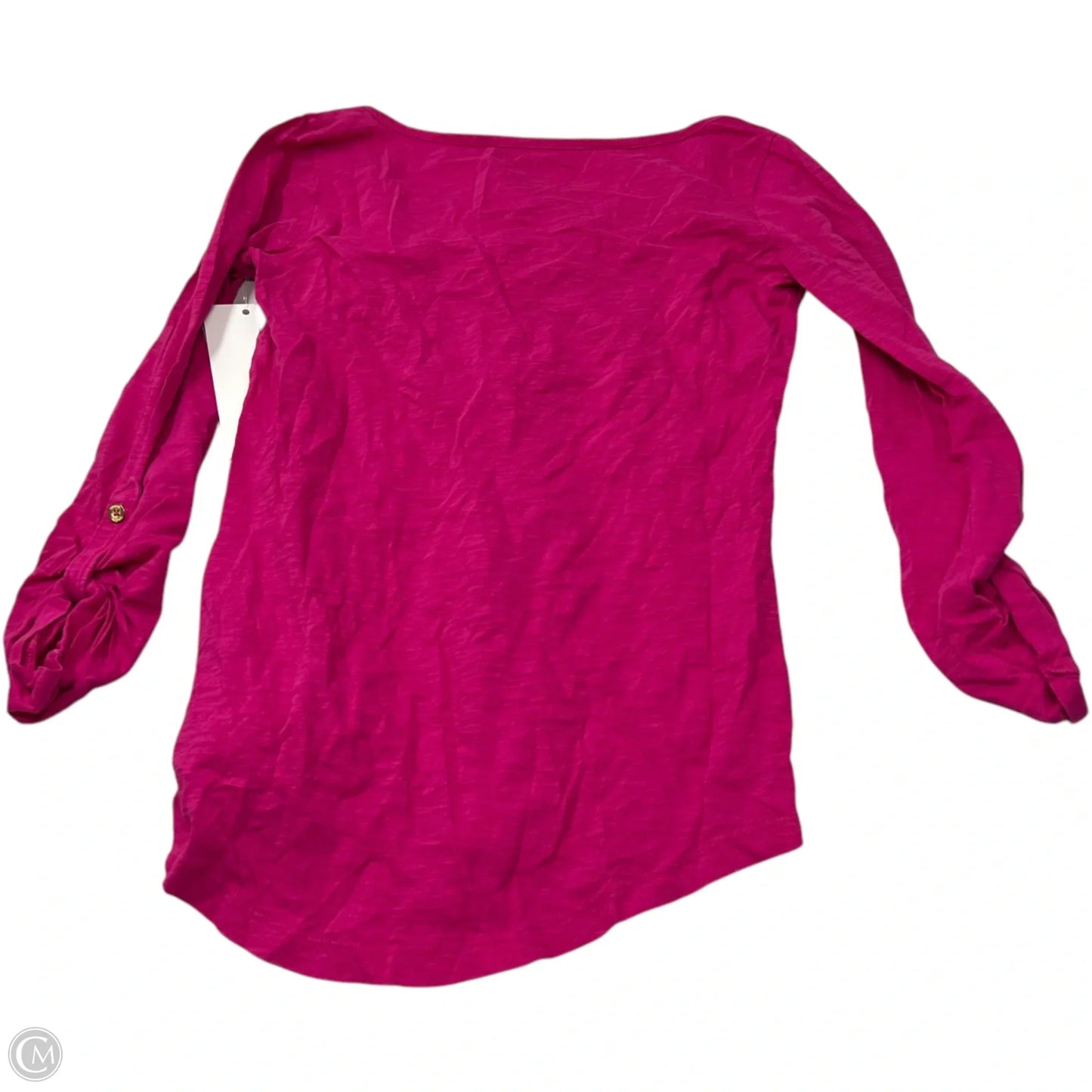 Top Long Sleeve Designer By Lilly Pulitzer In Pink, Size: S