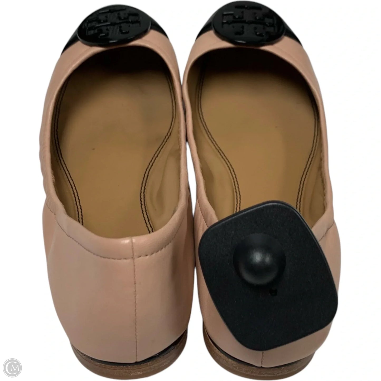 Shoes Designer By Tory Burch In Black & Pink, Size: 7.5