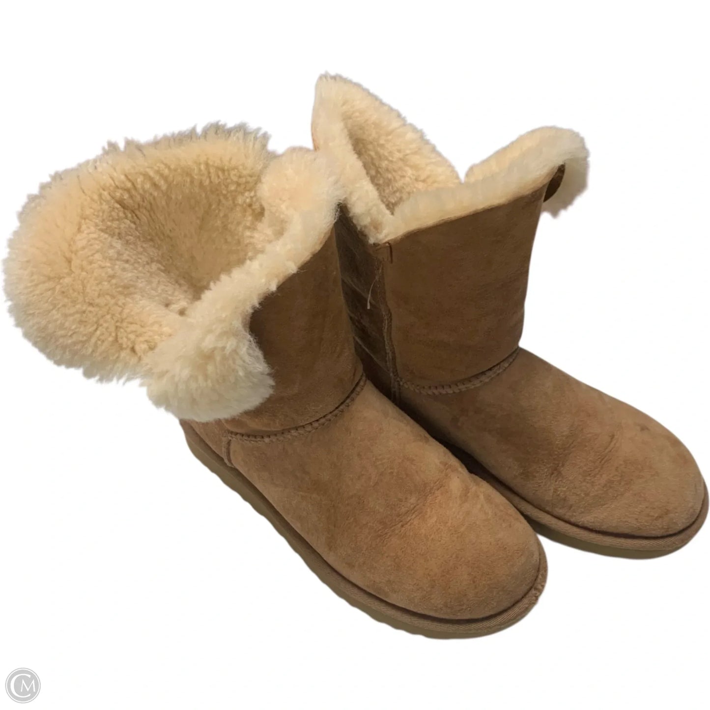 Boots Designer By Ugg In Brown, Size: 8