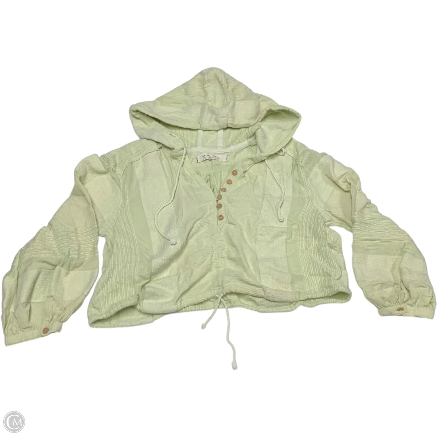 Top Long Sleeve By We The Free In Green, Size: Xs