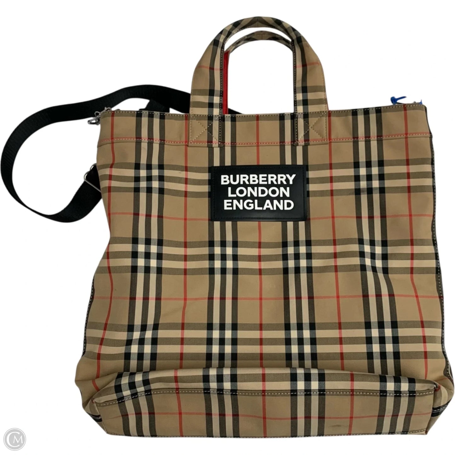 Tote Luxury Designer By Burberry, Size: Medium