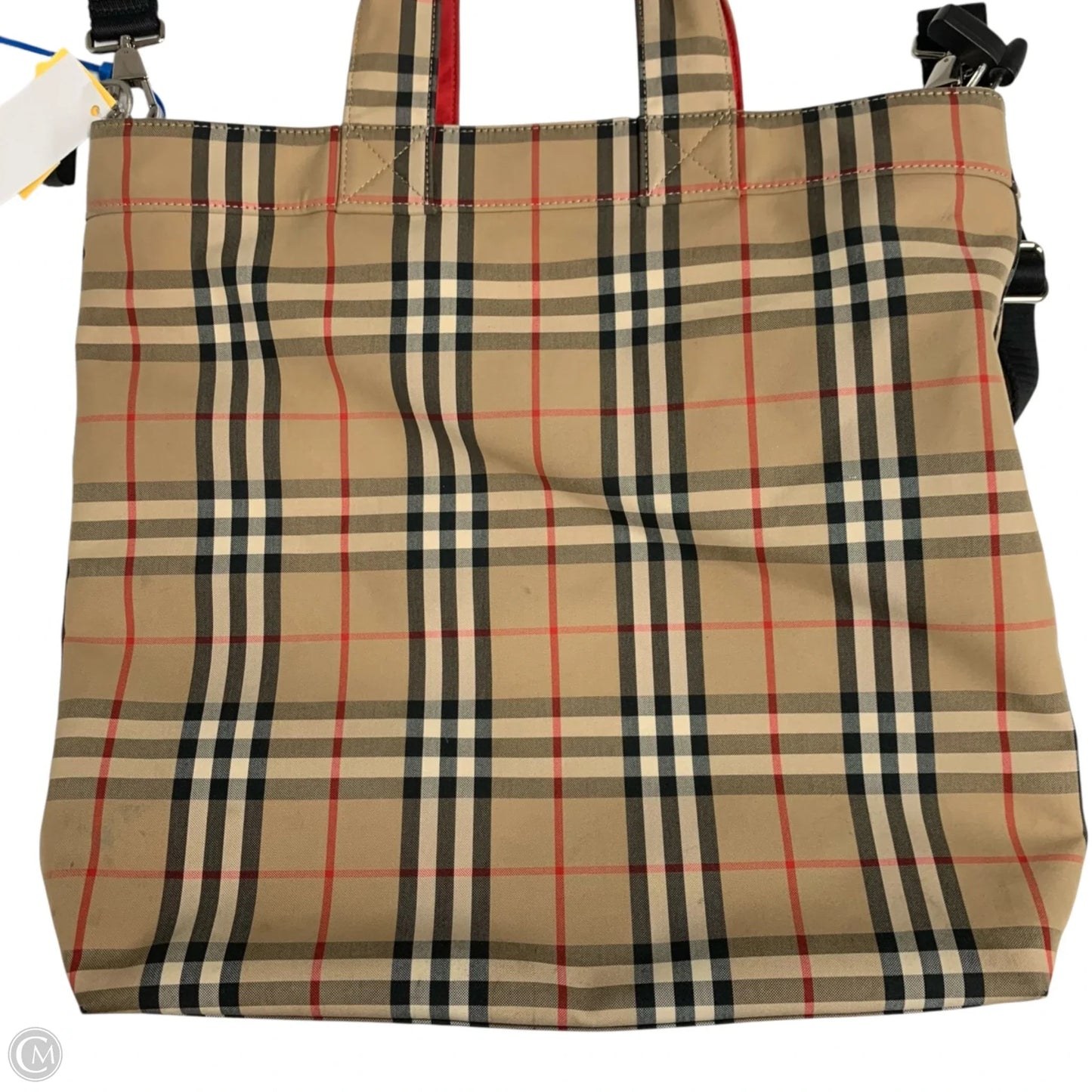Tote Luxury Designer By Burberry, Size: Medium