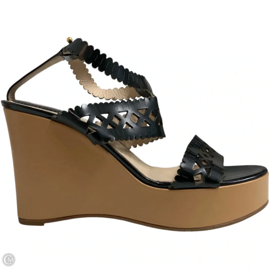 Sandals Luxury Designer By Chloe In Black, Size: 9