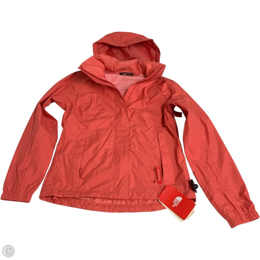 Coat Raincoat By The North Face In Coral, Size: S