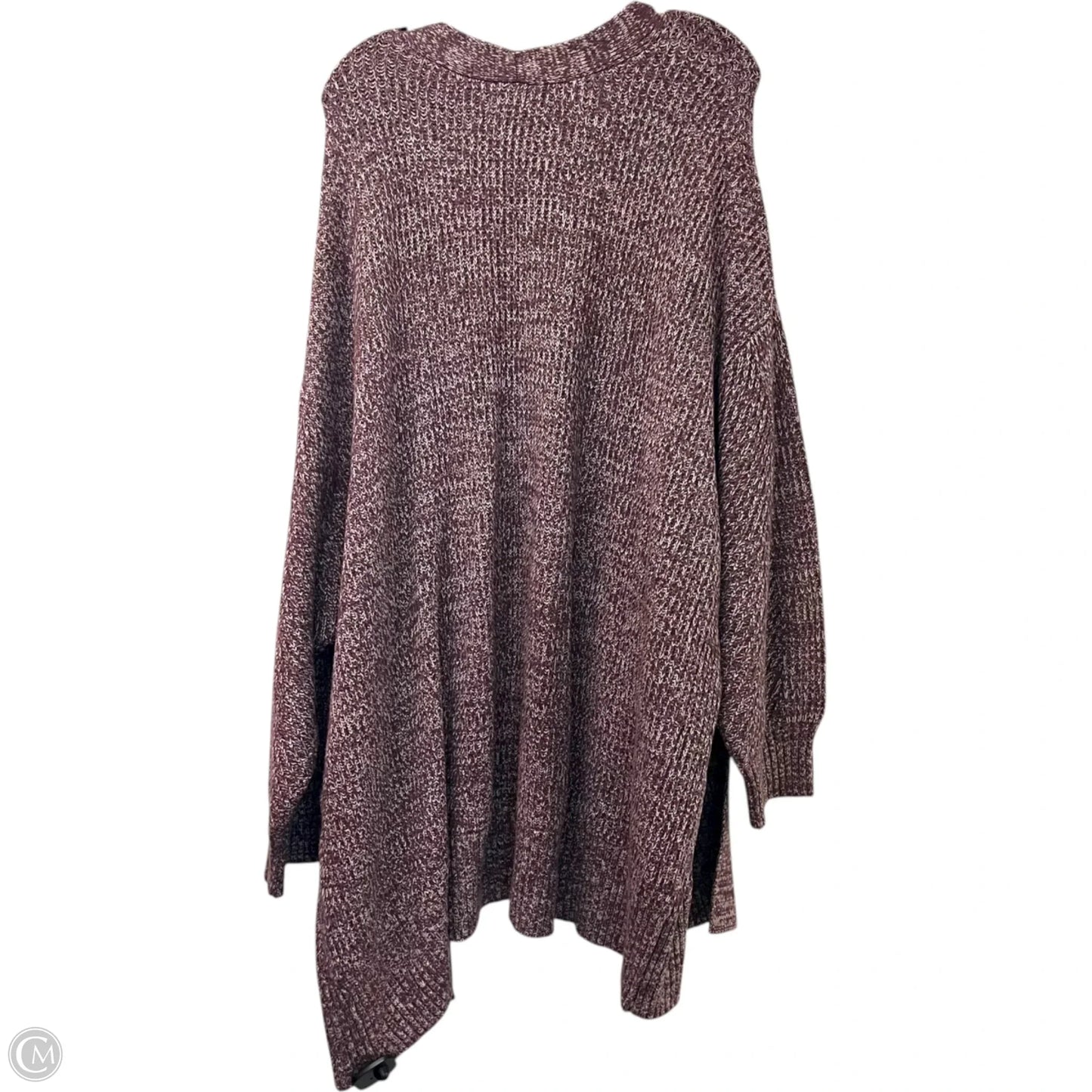 Sweater Cardigan By A New Day In Purple, Size: 3x