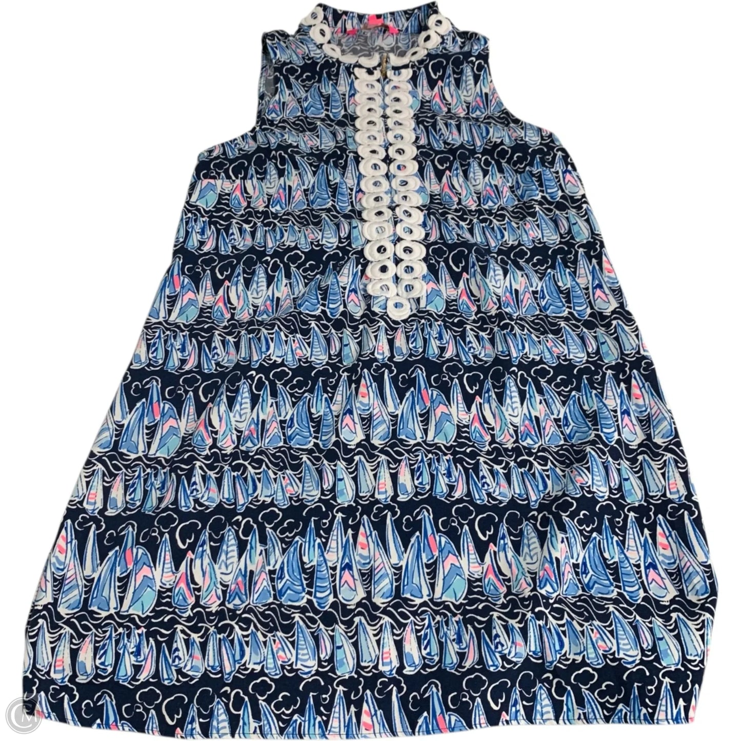 Dress Designer By Lilly Pulitzer In Blue, Size: M