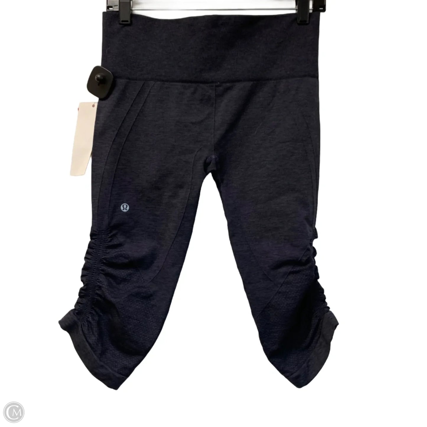 Athletic Leggings Capris By Lululemon In Navy, Size: M