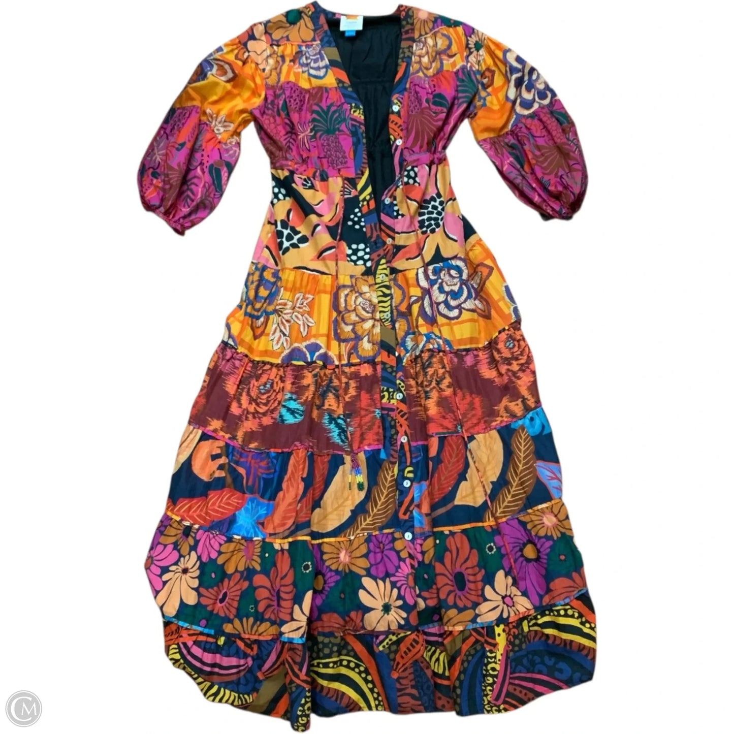 Dress Designer By Farm Rio In Multi-colored, Size: M