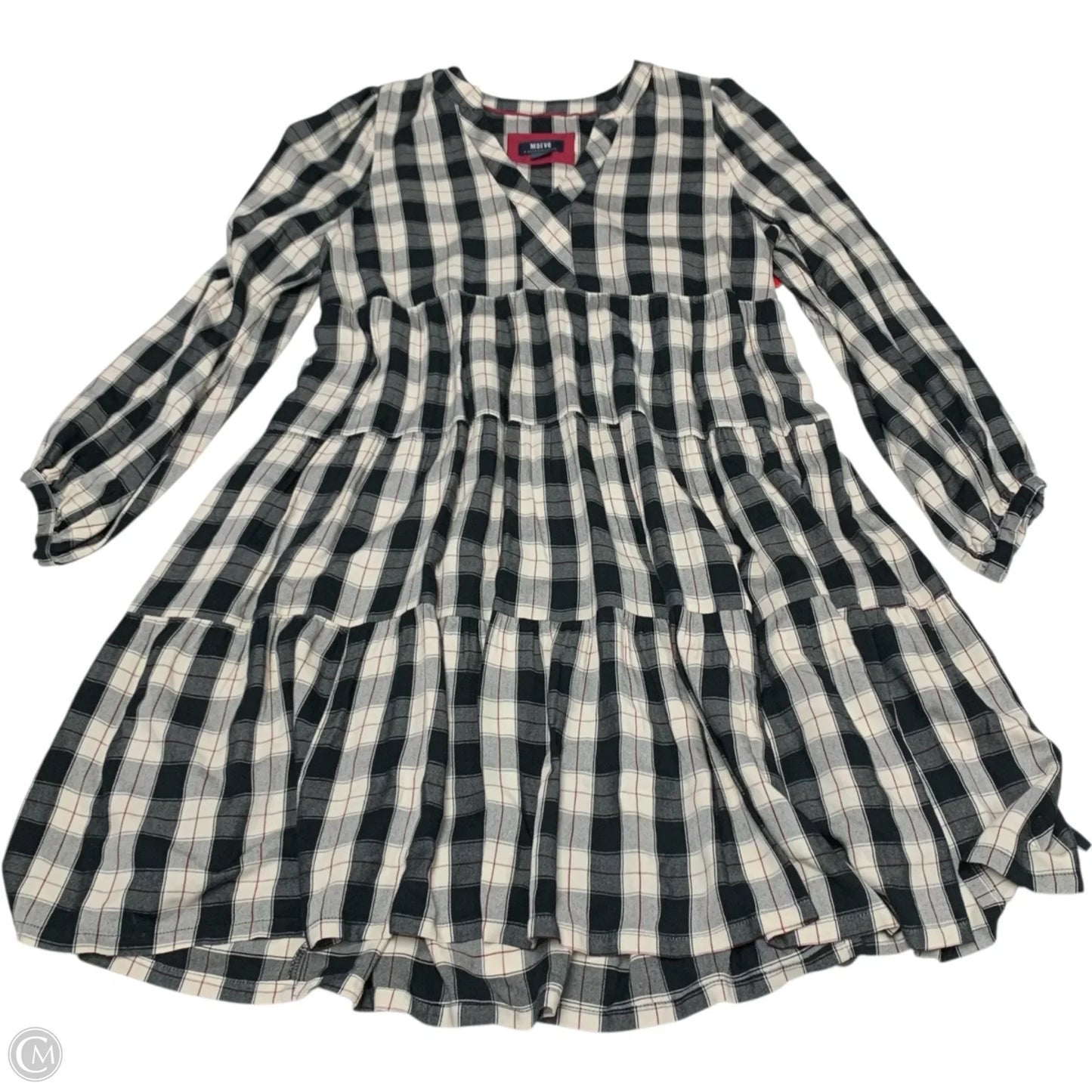 Dress Casual Short By Maeve In Plaid Pattern, Size: L