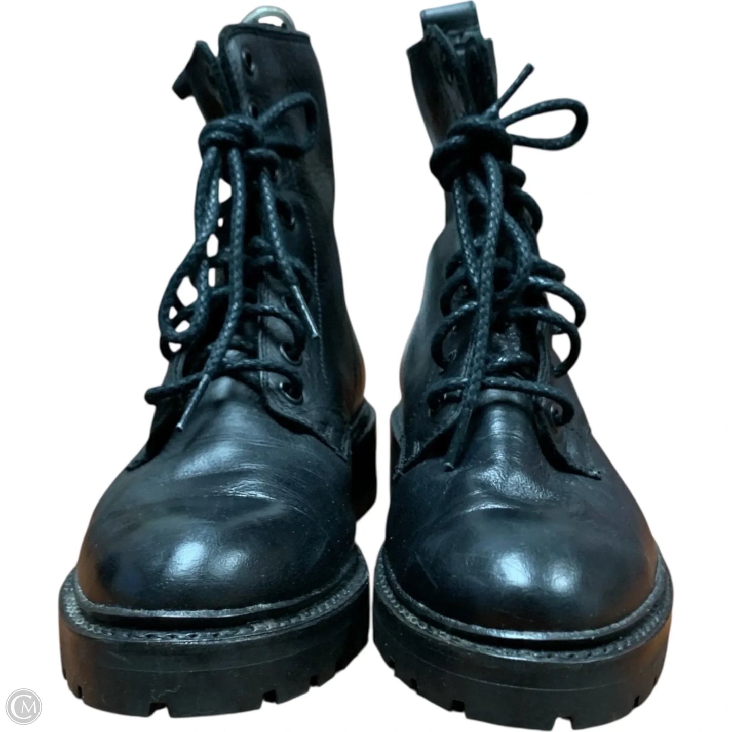 Boots Designer By Frye In Black, Size: 7.5