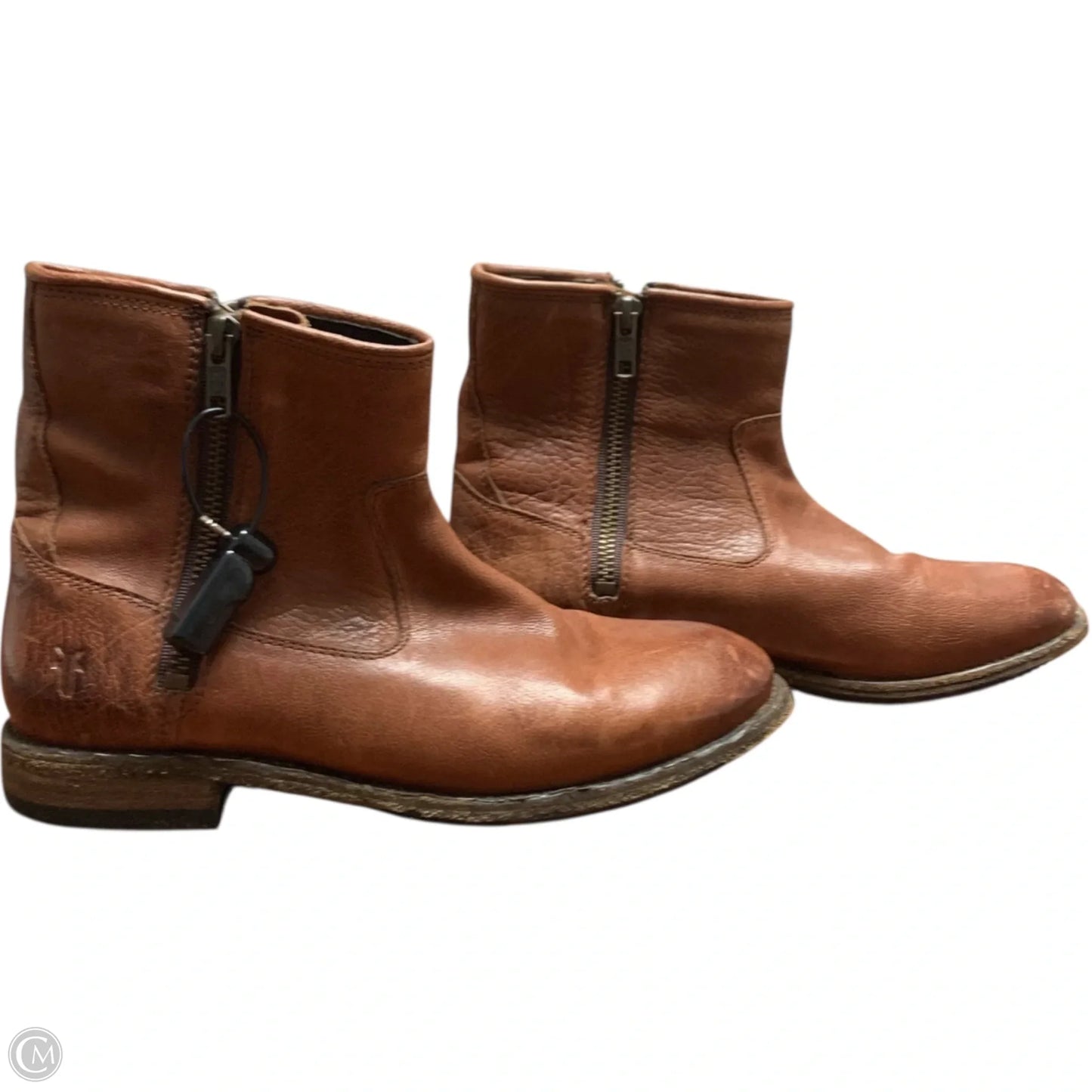 Boots Designer By Frye In Brown, Size: 7