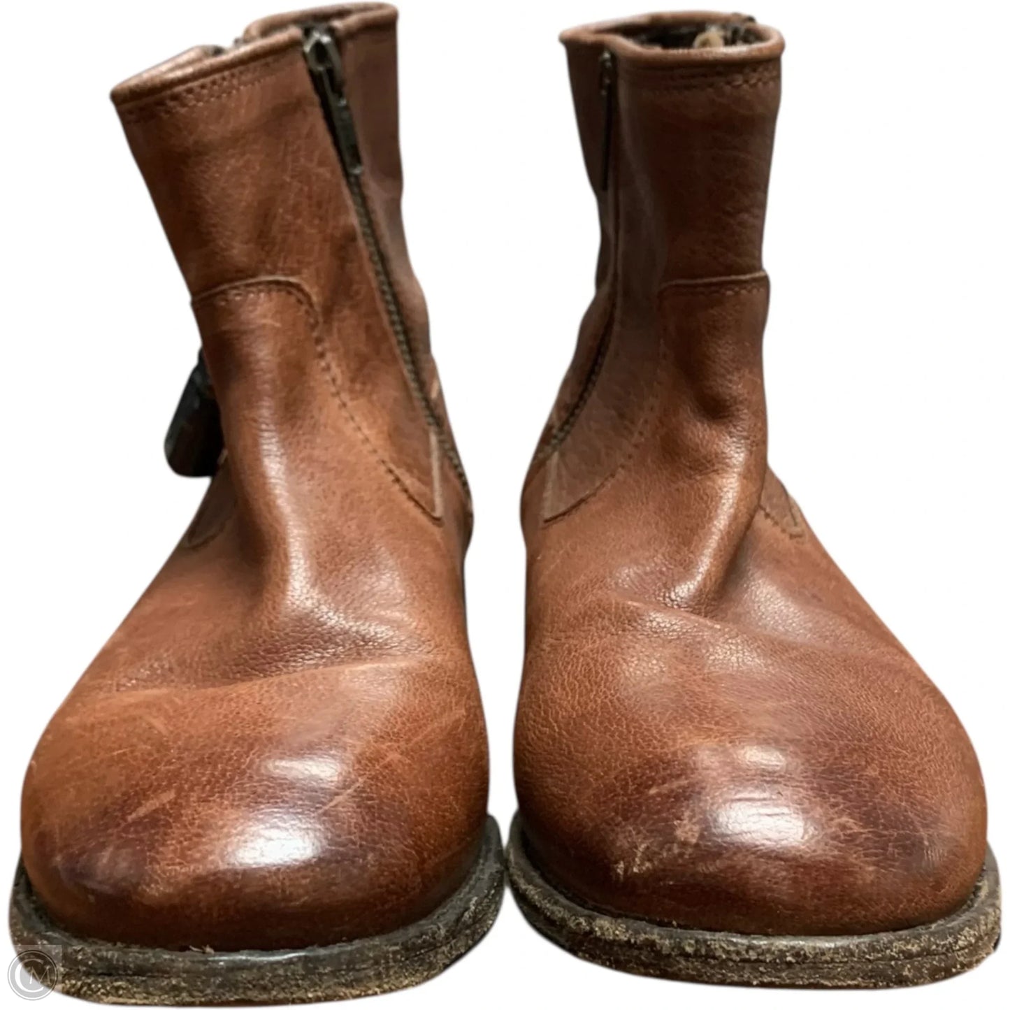 Boots Designer By Frye In Brown, Size: 7