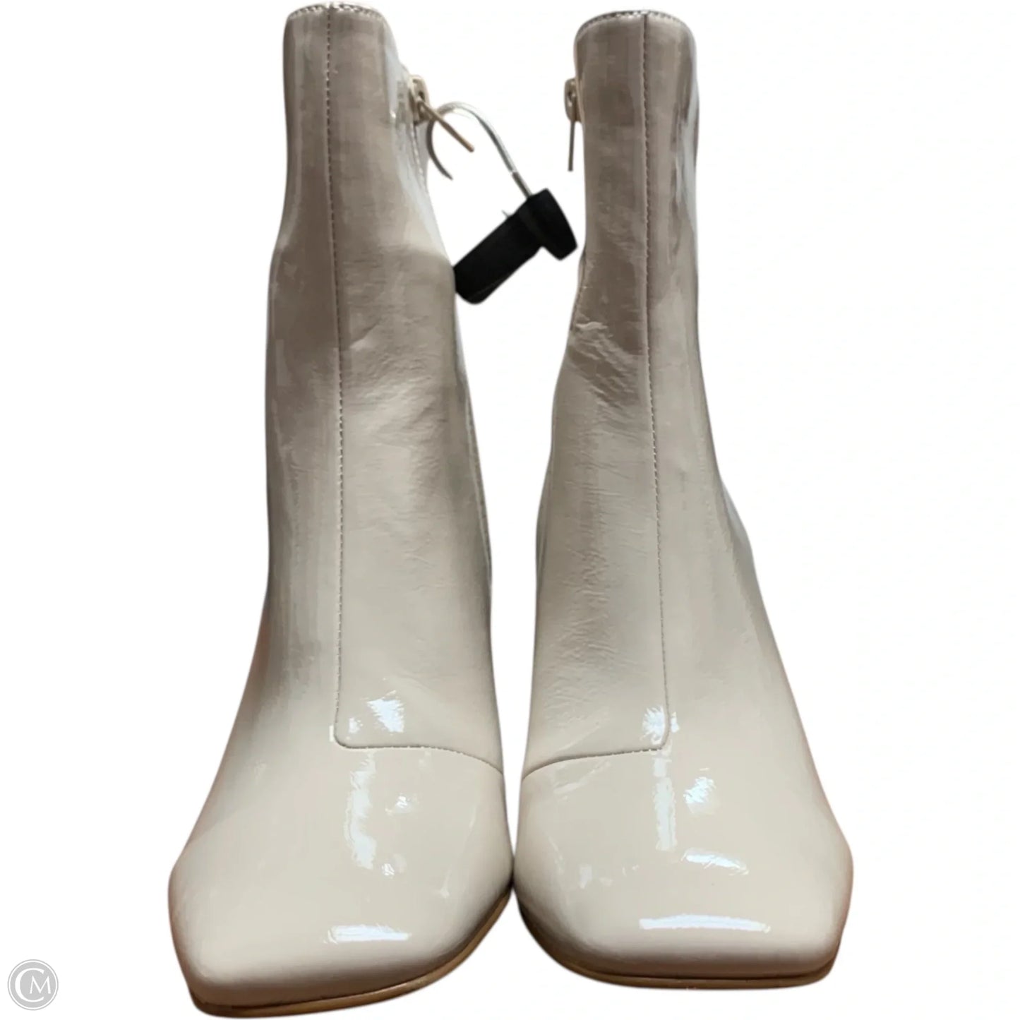 Boots Ankle Heels By Steve Madden In Cream, Size: 8